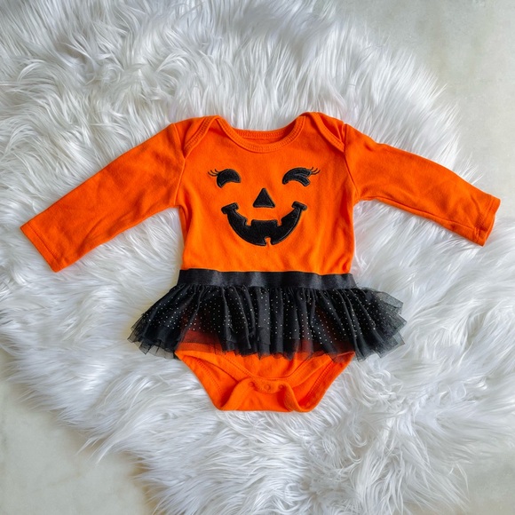 Other - Pumpkin Halloween Onesie 6-9m